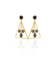 Kadir Jewellery 22 Ayar Altın Kaplama Kadın Sallantılı Küpe -El İşçiliği Ve Hipoalerjenik Küpe
