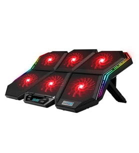 Coolcold LED K40 6 Fanlı 17 inç RGB Laptop Notebook Soğutucu Stand