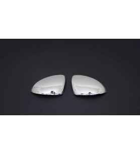 OPEL CORSA D UYUMLU AYNA KAPAĞI 2 PARÇA 2006-2015 PASLANMAZ KROM