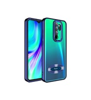 Xiaomi Redmi Note 8 Pro Uyumlu Kılıf Kamera Korumalı Logo Gösteren Zore Omega Kapak