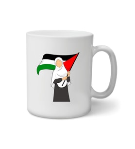 Filistin Baskılı Kupa Bardak