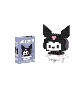 Kuromi Bricks Karakter Figür Oyuncak - 3D Yapboz Puzzle Yapı Oyuncak