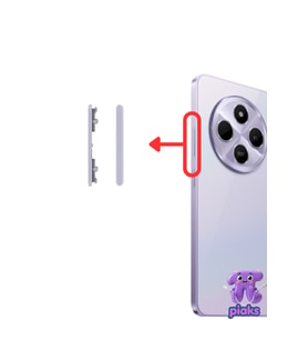 Xiaomi Redmi 14C 4G Yan Ses Tuşu Plastik Düğme 2411DRN47C Uyumlu