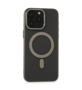 İphone 15 Kılıf Lodos Magneticsafe Mat Kapak - Titan Gri