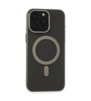 İphone 15 Kılıf Lodos Magneticsafe Mat Kapak - Titan Gri