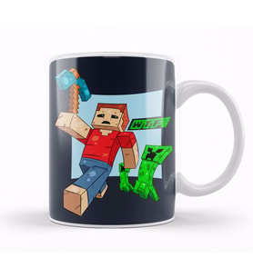 Minecraft WTF Kupa Bardak Porselen