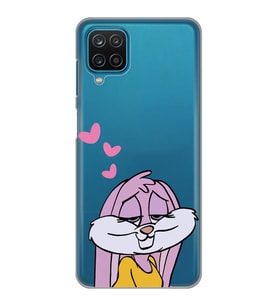 Samsung Galaxy M22 Uyumlu Lola Bunny Tasarımlı Şeffaf Telefon Kılıfı