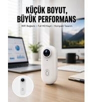 360° Klipsli Manyetik Spor Kamera Yüksek Çözünürlük Yeni Nesil