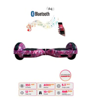 CityMate Elektrikli Kaykay Hoverboard Bluetooth Hoparlörlü 6.5 Inch Grafiti Desen13