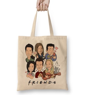 Chandler Bing Friends All Star 04 Bez Çanta Uzun Saplı