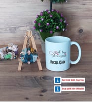 Acil Tıp Teknisyeni ATT Kupa Bardak Beyaz ve Fotoğraflı Ahşap Anahtarlık HediyeAcil Tıp Teknisyenleri Günü Hediyesi (Model 1)
