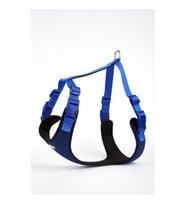 Doggie Yumuşak Softlu Köpek Göğüs Tasması 50/70 cm Mavi