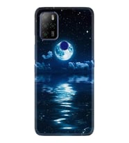 Omix X300 X500 X400 X600 X700 Kılıf Desemli Silikon Night Moon 1133