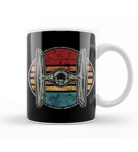 Vintage Dark Fighters Kupa Bardak Porselen