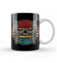 Vintage Dark Fighters Kupa Bardak Porselen