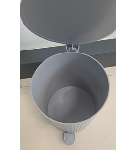ÖZHAVAN ESTE PEDALLI ÇÖP KOVASI 8 LT GRİ ( KOD : 140 )