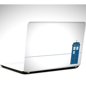 Dr Who Minimal Laptop Sticker 15.6 inch (38X27CM)