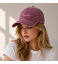 Valkyrie Low Battery Bordo Şapka Unisex Vintage Pamuk Ayarlanabilir Baseball Cap Tasarım Şapka