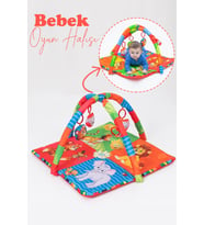 Katlanabilir Çocuk Oyun Matı Bebek ve Okul Öncesi Oyuncakları Taşınabilir Oyun Halısı  (Karışık)
