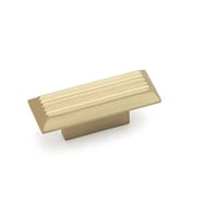 Line Çizgili Mat Altın Tekli Kulp 16 mm. 209002