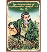 Retro Ahşap Poster