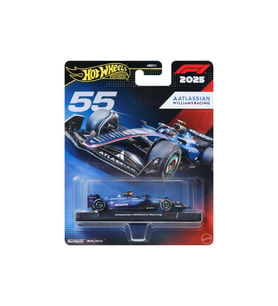 1:64 Scale 2025 Premium Atlassian William Racing Die-Cast Formula 1 #55