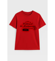 Erkek Bisiklet Yaka Baskılı Siyah T-shirt (NAR)