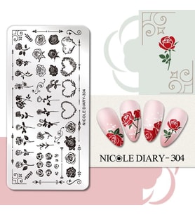 Nicole Diary metal stampa tabakası 304 (58068)