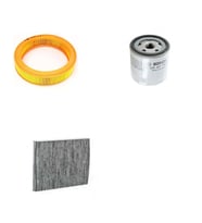 Bosch Filtre Bakım Seti Volkswagen Polo 1.6 75 Beygir 6N1 1995-1999 Hava + Yağ f. + Polen Filtre Sardes
