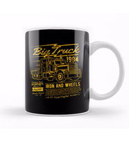 Fun Cool Vintage Big Truck Kupa Bardak Porselen