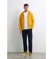 Erkek Fermuarlı Kapüşonlu İçi Polarlı Sweatshirt