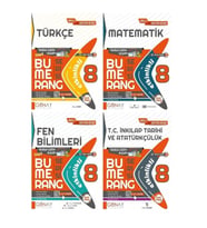Günay Yayınları Günay Yayınları 8. Sınıf Lgs Bumerang Serisi Konu Anlatımlı Ve Etkinlikli Soru Bankası Set (Çok Renkli)