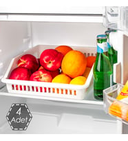 Porsima Org-25 4 lü Çok Amaçlı Buzdolabı İçi Düzenleyici Sebze Meyve Organizer Sepet