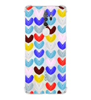 PrintiFy Oppo A5 2020 Uyumlu Water Color 1 Baskılı Şeffaf Köşe Korumalı Antişok Kılıf