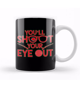 You ll Shoot Your Eye Out Christmas Kupa Bardak Porselen