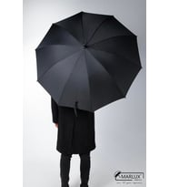 Marlux Siyah Fiber 10  Tel Erkek Baston Şemsiye M21MAR10139R001