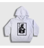 Presmono Unisex Çocuk Beyaz Poster Dizi Witcher Kapüşonlu Sweatshirt 325582tt