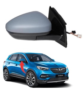Opel Grandland 2017 Sonrası Elektrikli Ayna Camı Isıtmalı Sağ)