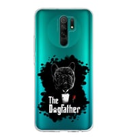 Xiaomi Redmi 9 Uyumlu Kapak Dog Father Tasarımlı Şeffaf Silikon Kılıf