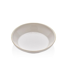 GLORE 6'LI İSTANBUL KREM ÇUKUR TABAK 18CM