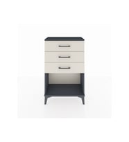 Arges Komodin 3 Çekmeceli 60x30x96 Antrasit-Aytaşı
