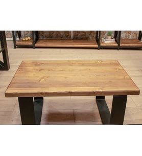 Deryawood masif ahşap dogal ofis sehpası 45*90*45