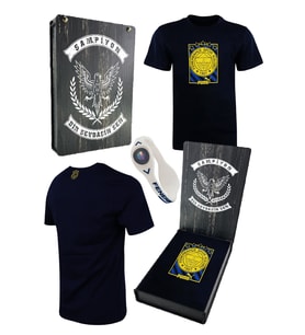PUMA FENERBAHÇE LOGO LACI TSHIRT LAZER AHŞAP HEDİYELİK KUTU (Lacivert)