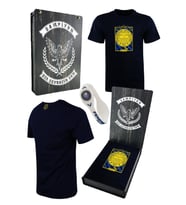 PUMA FENERBAHÇE LOGO LACI TSHIRT LAZER AHŞAP HEDİYELİK KUTU (Lacivert)