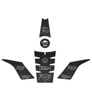Skm Benelli Trk 502 2017 - 2024 Uyumlu Tank Pad Set 001