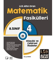 Palme Yayıncılık 8. Sınıf LGS Altın Oran Matematik Fasikülleri