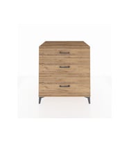 Kronos Şifonyer 3 Çekmeceli 88x59x96 Çam-Çam