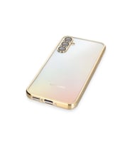 Samsung Galaxy A34 5g Kılıf Razer Lensli Silikon - Gold