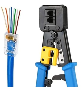 Tools Ez Rj45 Yeni Nesil Konnektor Pense 100 Adet Yeni Nesil Rj45 Jag