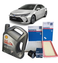2019-2022 BENZİNLİ TOYOTA COROLLA YAĞ BAKIM SETİ SHEL 5W 30